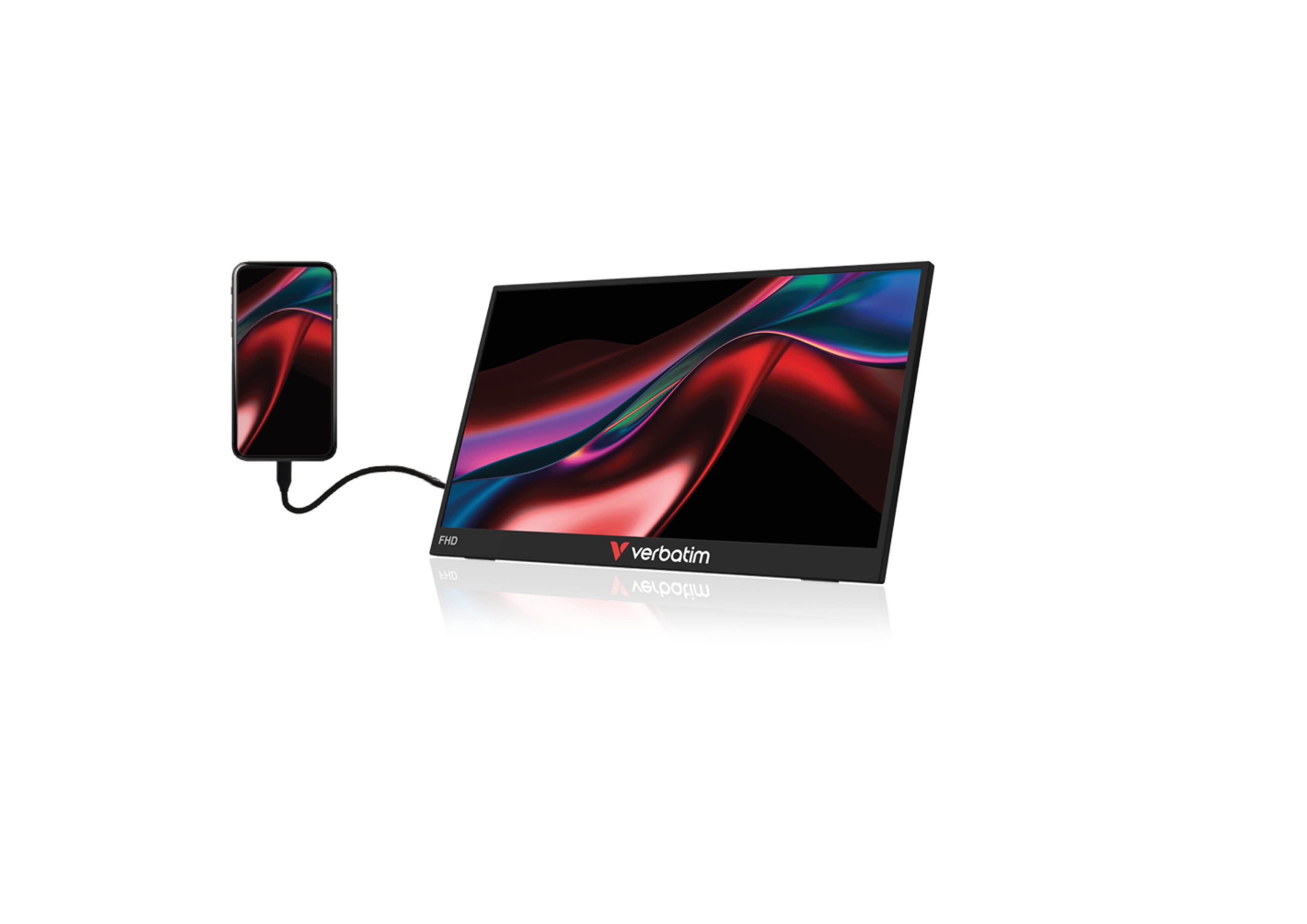 Verbatim Portable Monitor 15.6" Light