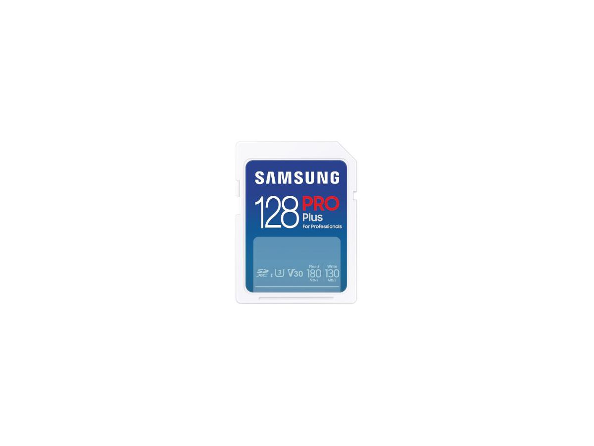 Samsung Pro+ SDXC 128GB 180MB/s V30