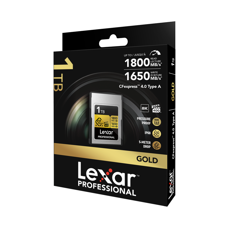 Lexar 1800MB/s CFexpress 4.0 A 1TB Gold