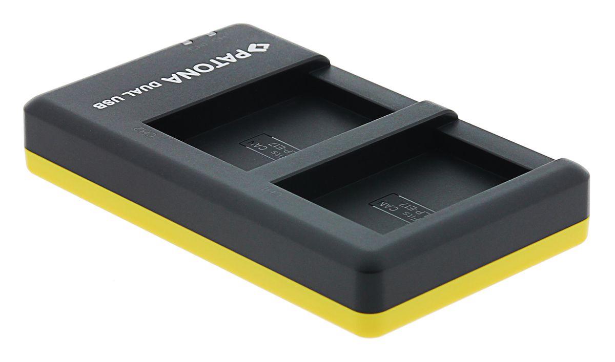 Patona LP-E6P Set Chargeur + 2 Batterie