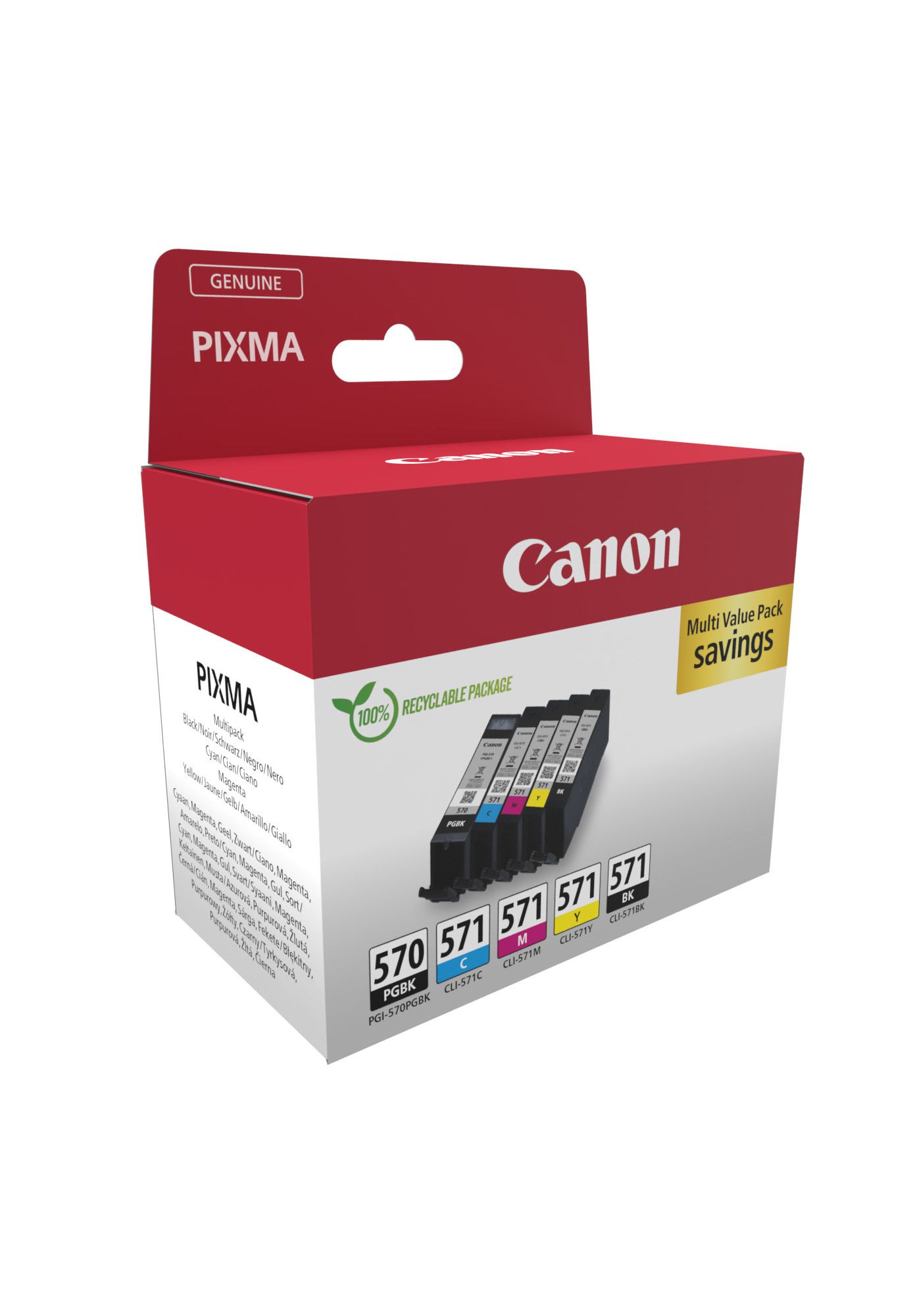 Canon PG-570BK + CLI-571 Multi Pack