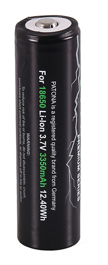 Patona Premium Akku 18650 sharp button