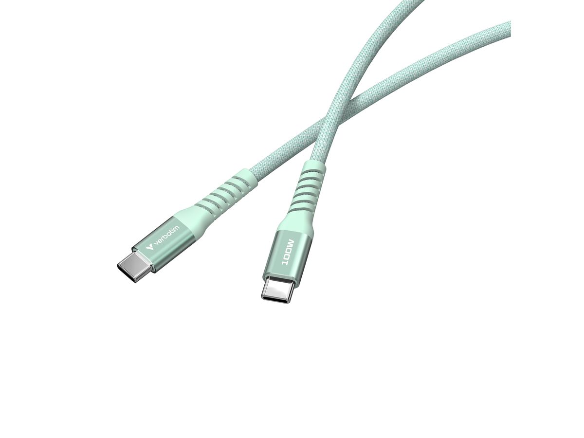 Verbatim Magnetic Cable USB-C 100W Green