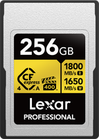 Lexar 1800MB/s CFexpress 4.0A 256GB Gold