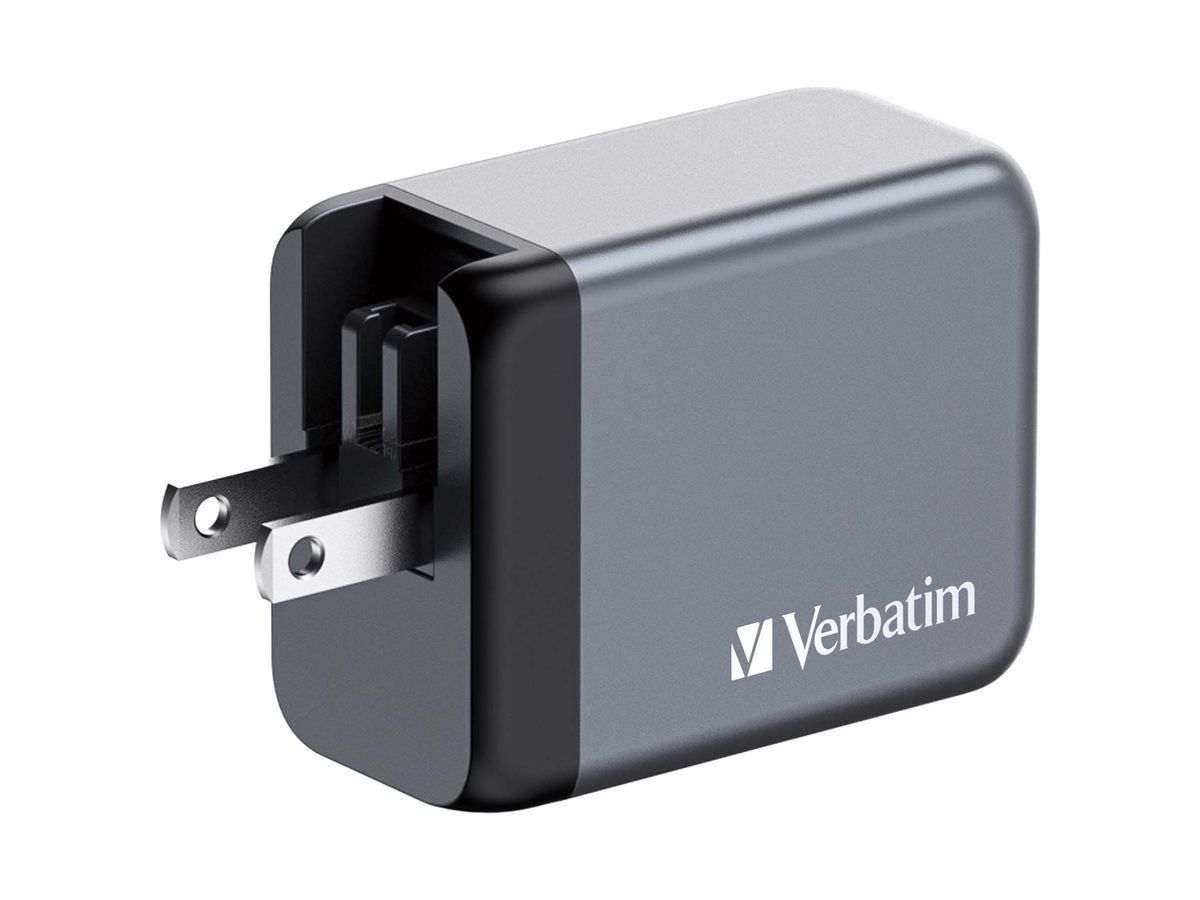 Verbatim GaN 3 Port Charger 65W