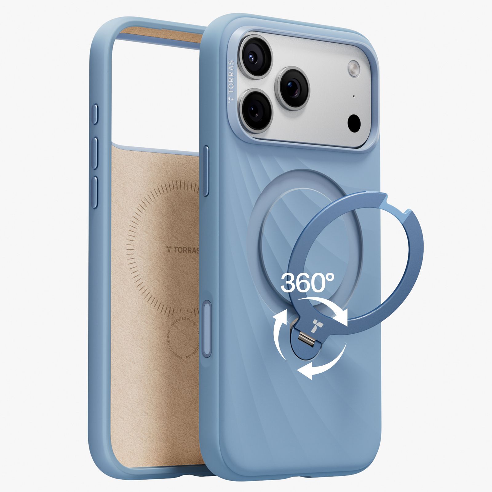 Torras Ostand Wind iPhone 18 Pro Blue