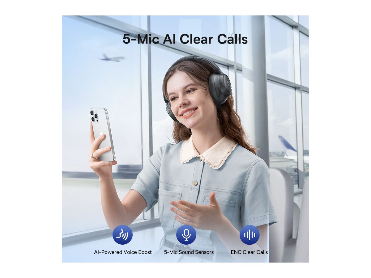 Baseus Bass BH1 NC Wirel ANC Headph Bl