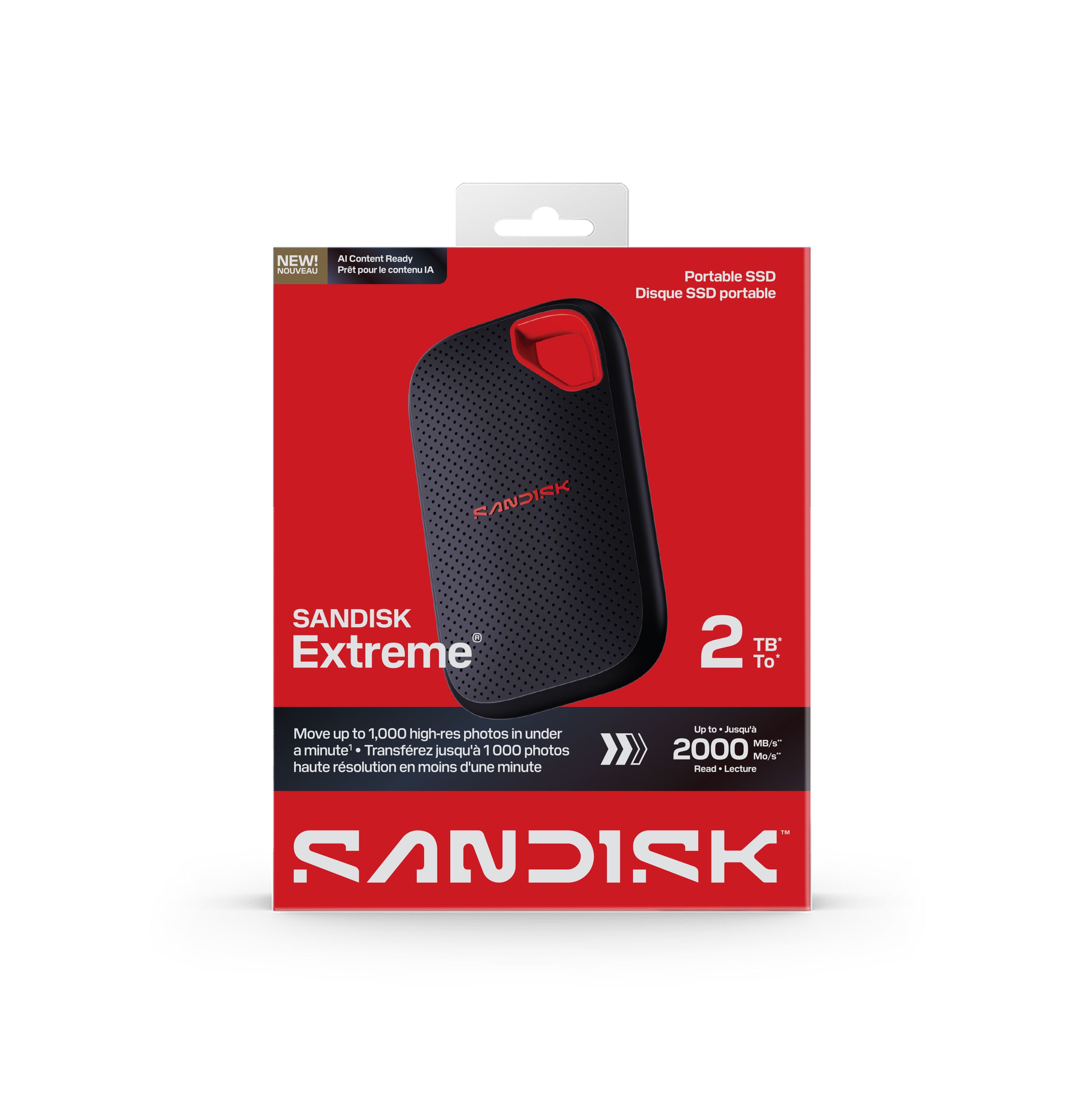 SANDISK Extreme Portable SSD 2TB