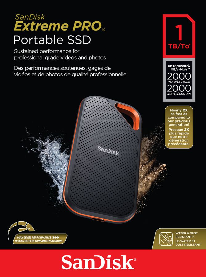 SanDisk Extreme Pro Portable SSD 1TB