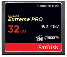 Sandisk ExtremePro 160MB/s CF 32GB