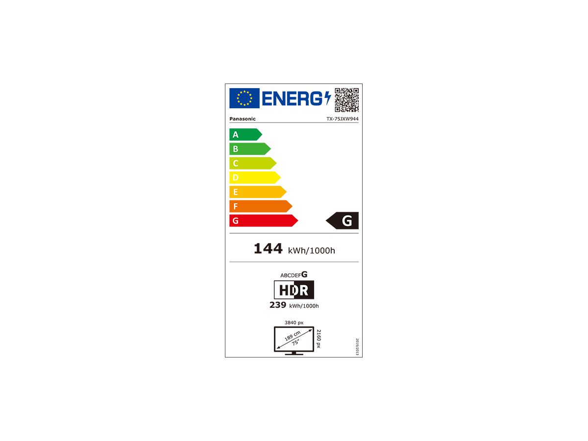 Panasonic 75" LED UHD HDR TV 75JXW944