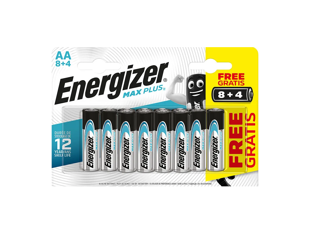 Energizer Max Plus Mignon AA 8+4