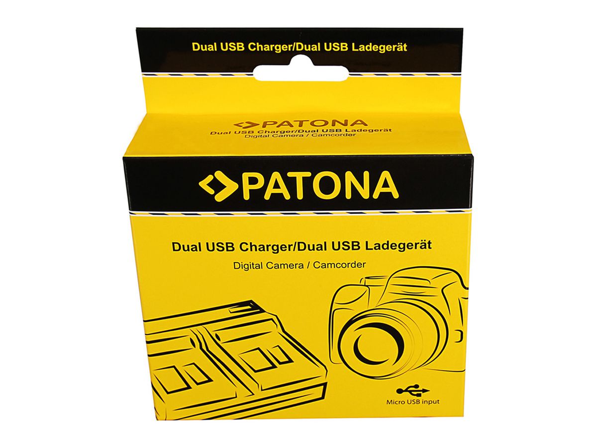 Patona Ladegerät Dual USB Canon LP-E12