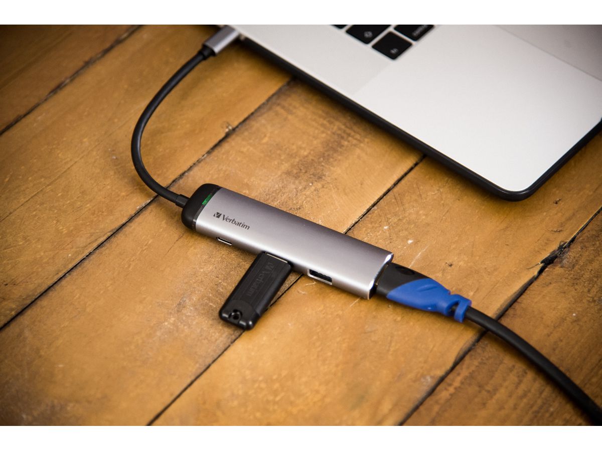 Verbatim 4 in 1 USB-C Multiport Hub