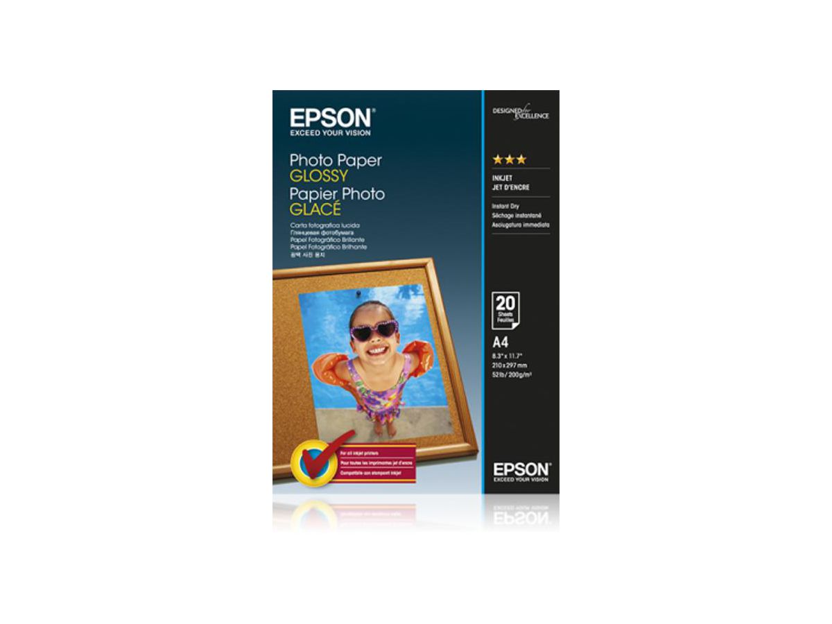 Epson Photo Paper Glossy,  A4, 200g/m2