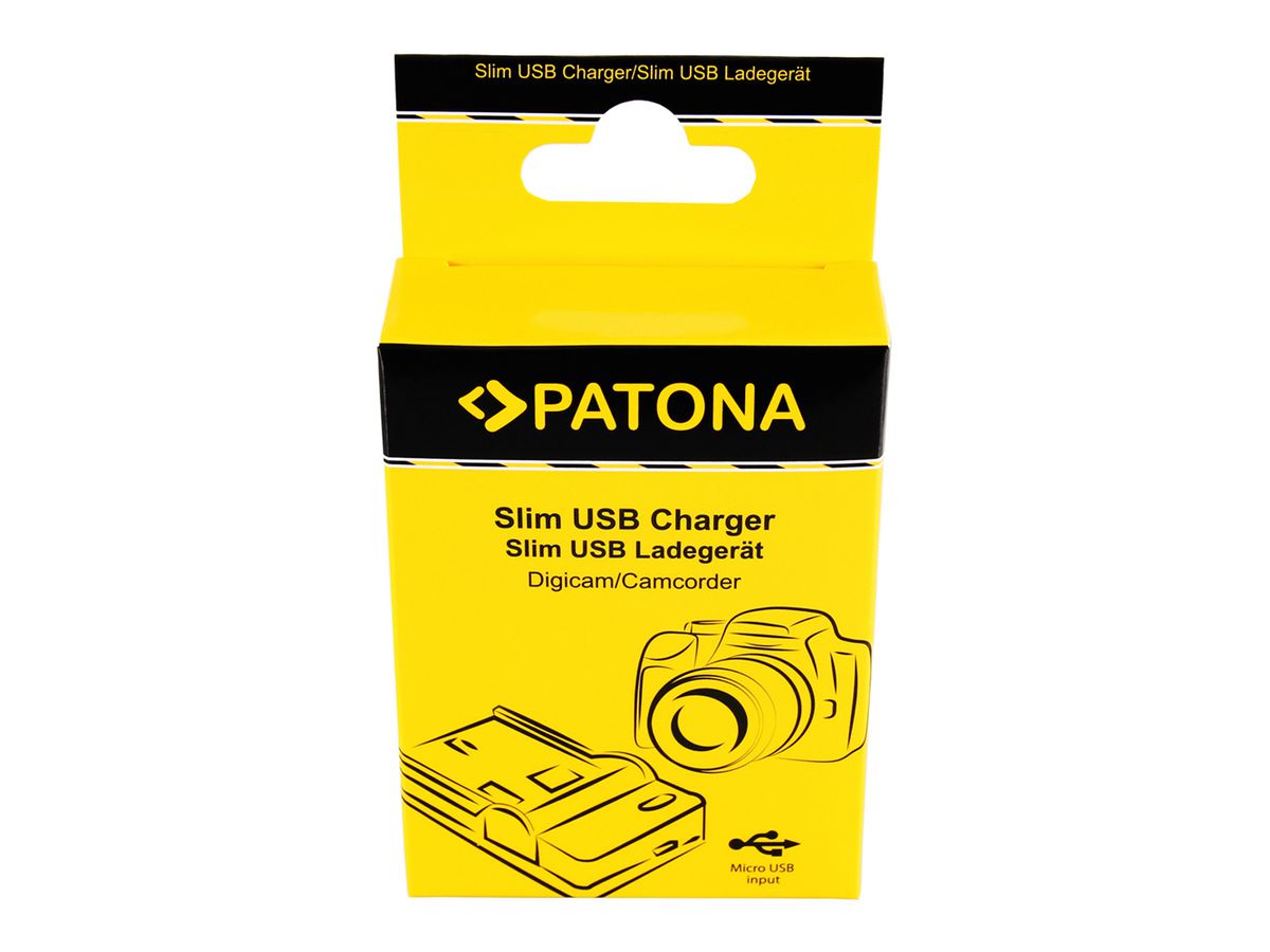 Patona Slim Micro-USB Charger NP-F960