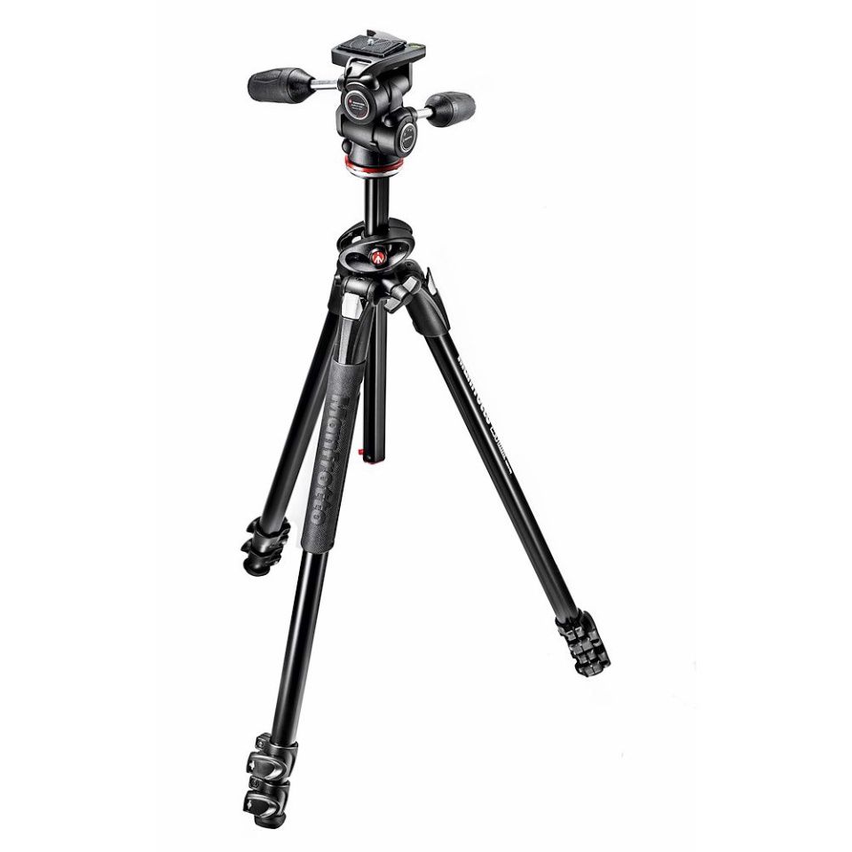 Manfrotto 290 Dual Alu Tripod w/3W Head