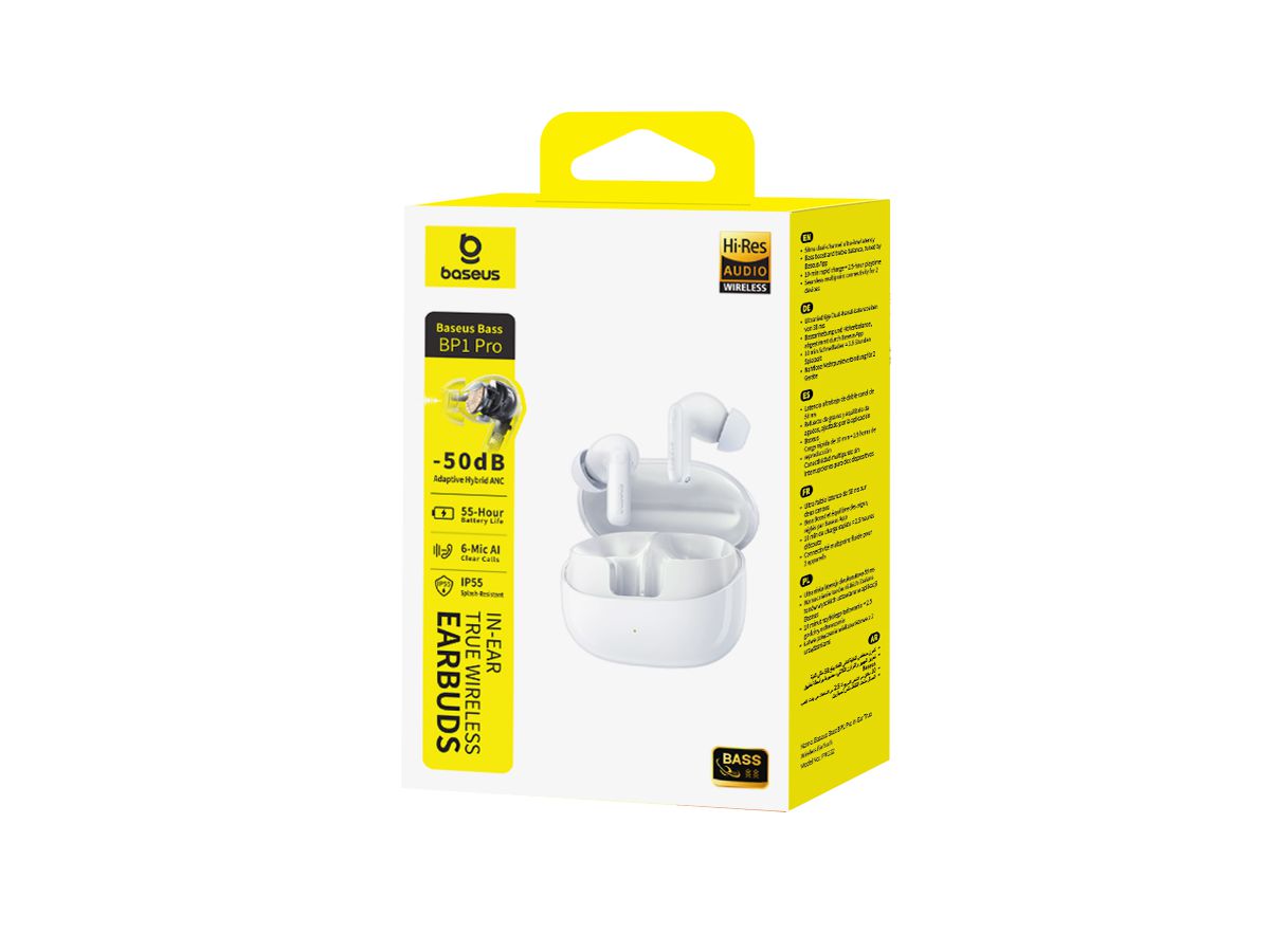 Baseus Bass BP1 Pro InEar TWS Earbuds Wh