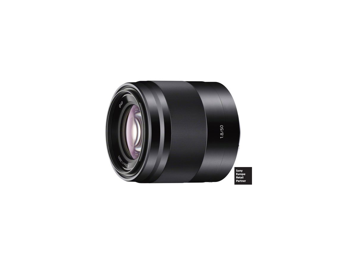 Sony E-Mount APSC 50mm F1.8 OSS Black