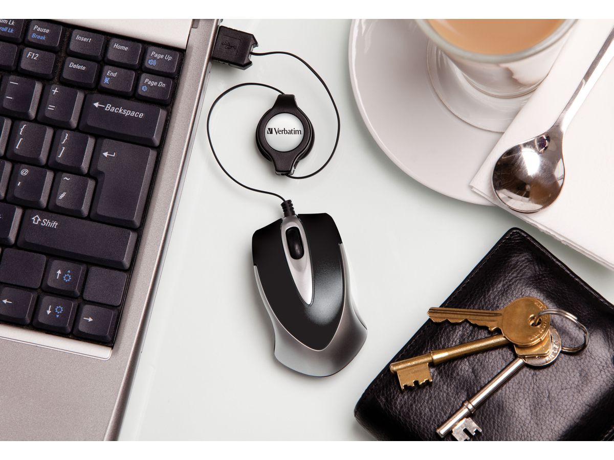Verbatim Go Mini Travel Mouse Black