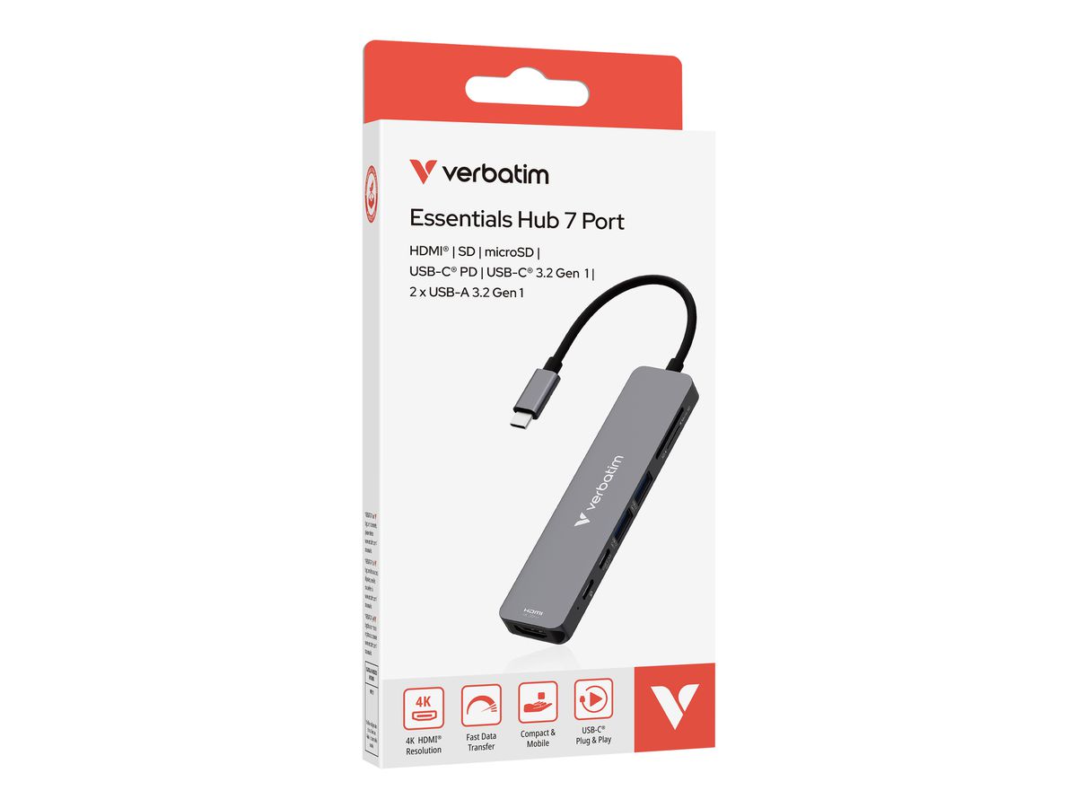 Verbatim 7 in 1 USB-C Multiport Hub