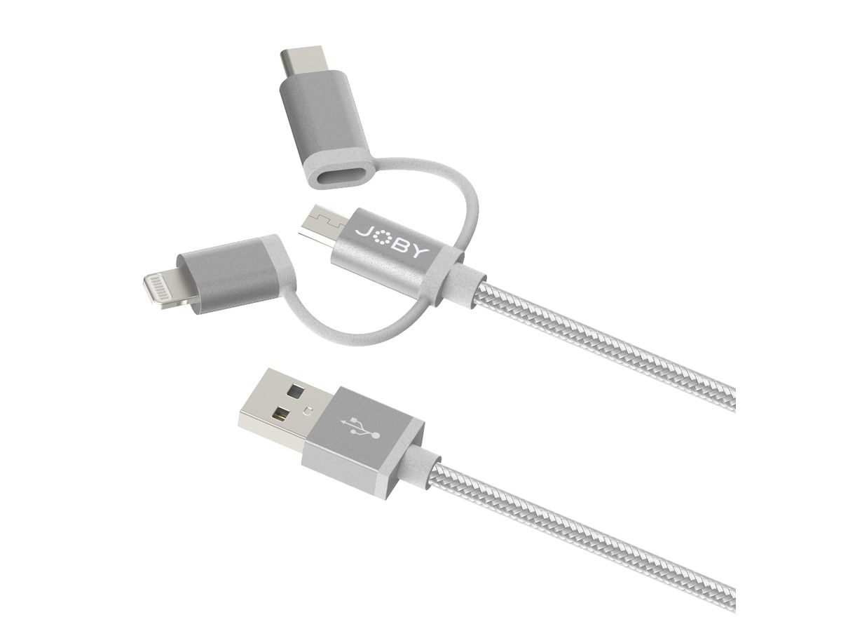 Joby Charge Sync Cable 3-in-1, 1.2M GR