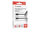 Verbatim USB-C to Lightning 1m 2 Pack