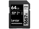 Lexar 1667x UHS-II SDXC 64GB Silver