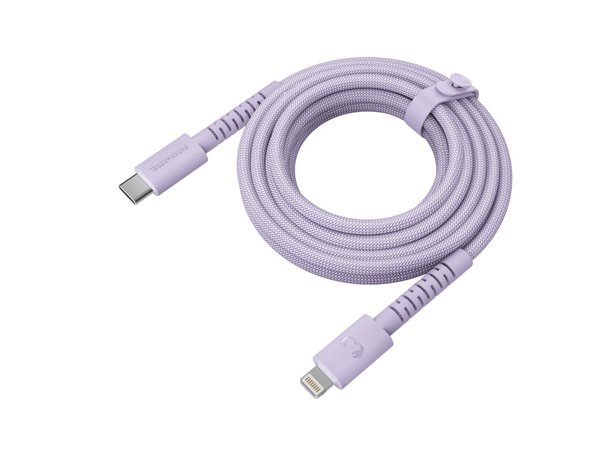 Fresh 'n Rebel USB-C to Lightning Lilac
