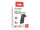 Verbatim Fold n Go GaN Charger 65W Black