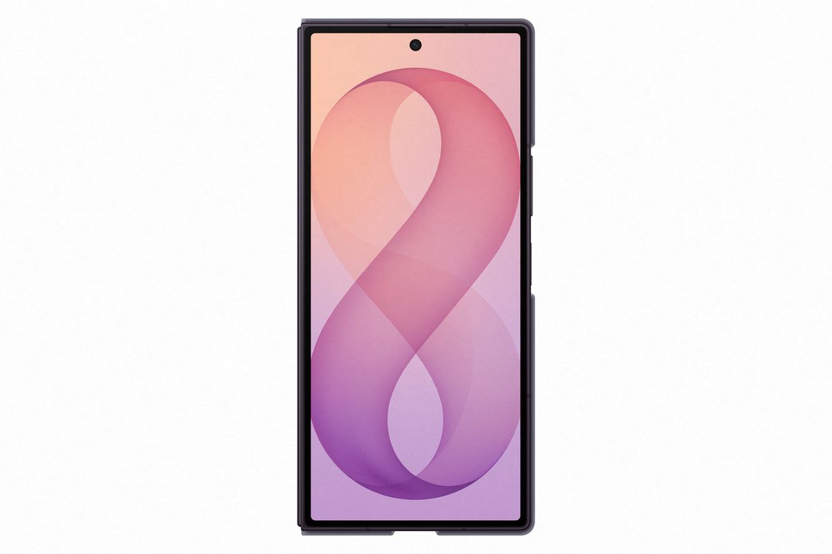 Samsung Fold 8 Ultra Silic Magnet Violet