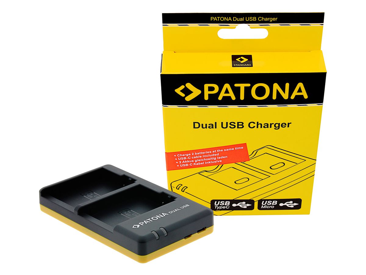 Patona Ladegerät Dual USB Canon LP-E8