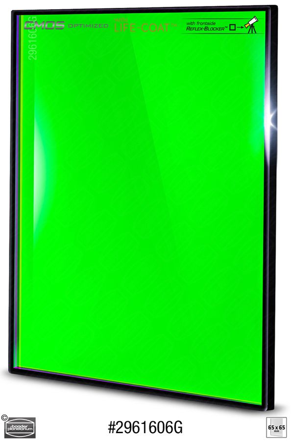 RGB-G 65x65mm Filter  CMOS-optimized