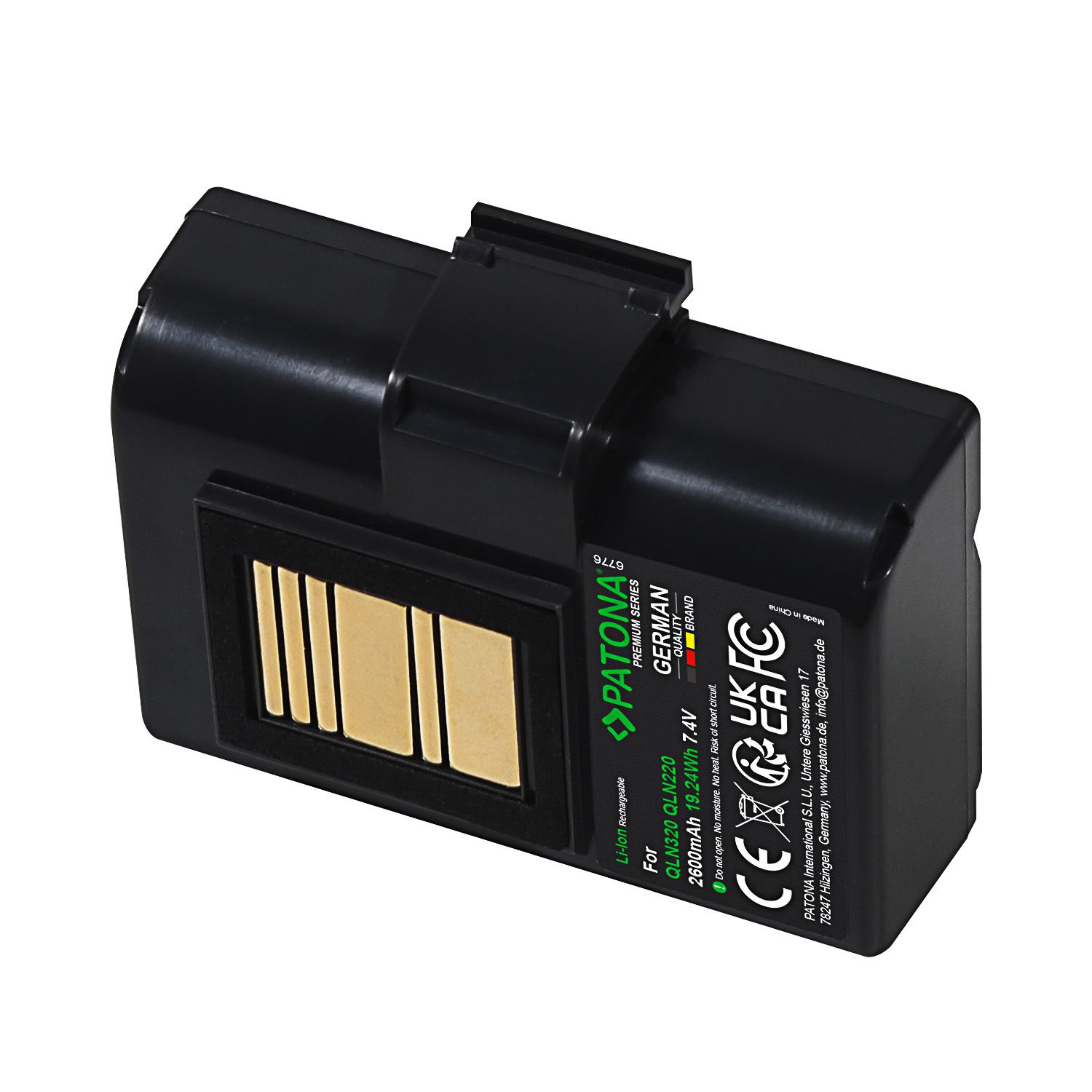 Patona Premium Akku Zebra ZQ600 Serie