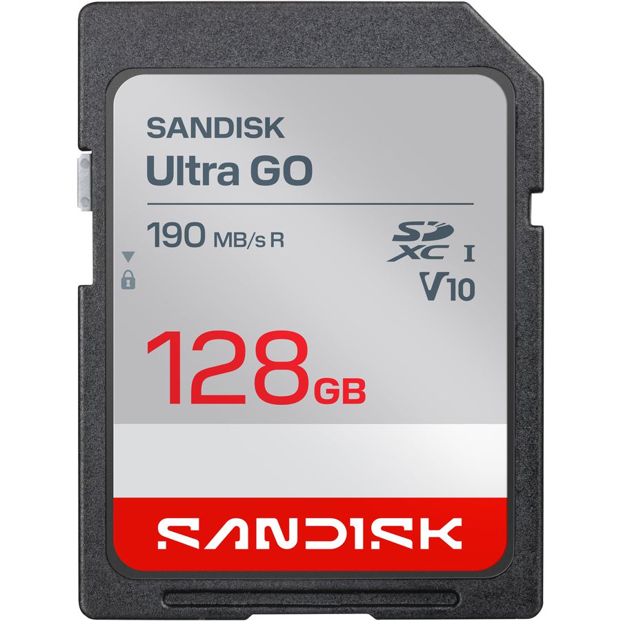 SANDISK Ultra GO SDXC190MB/s UHS-I 128GB