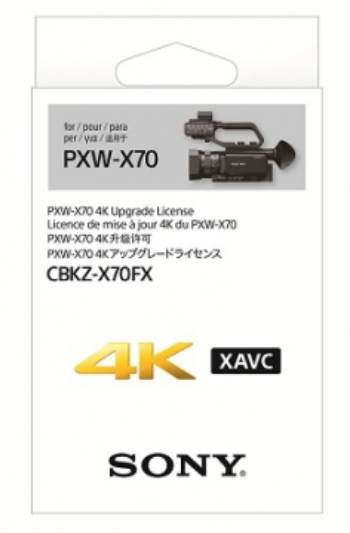 Sony 4K upgrade for PXW-X70 HD