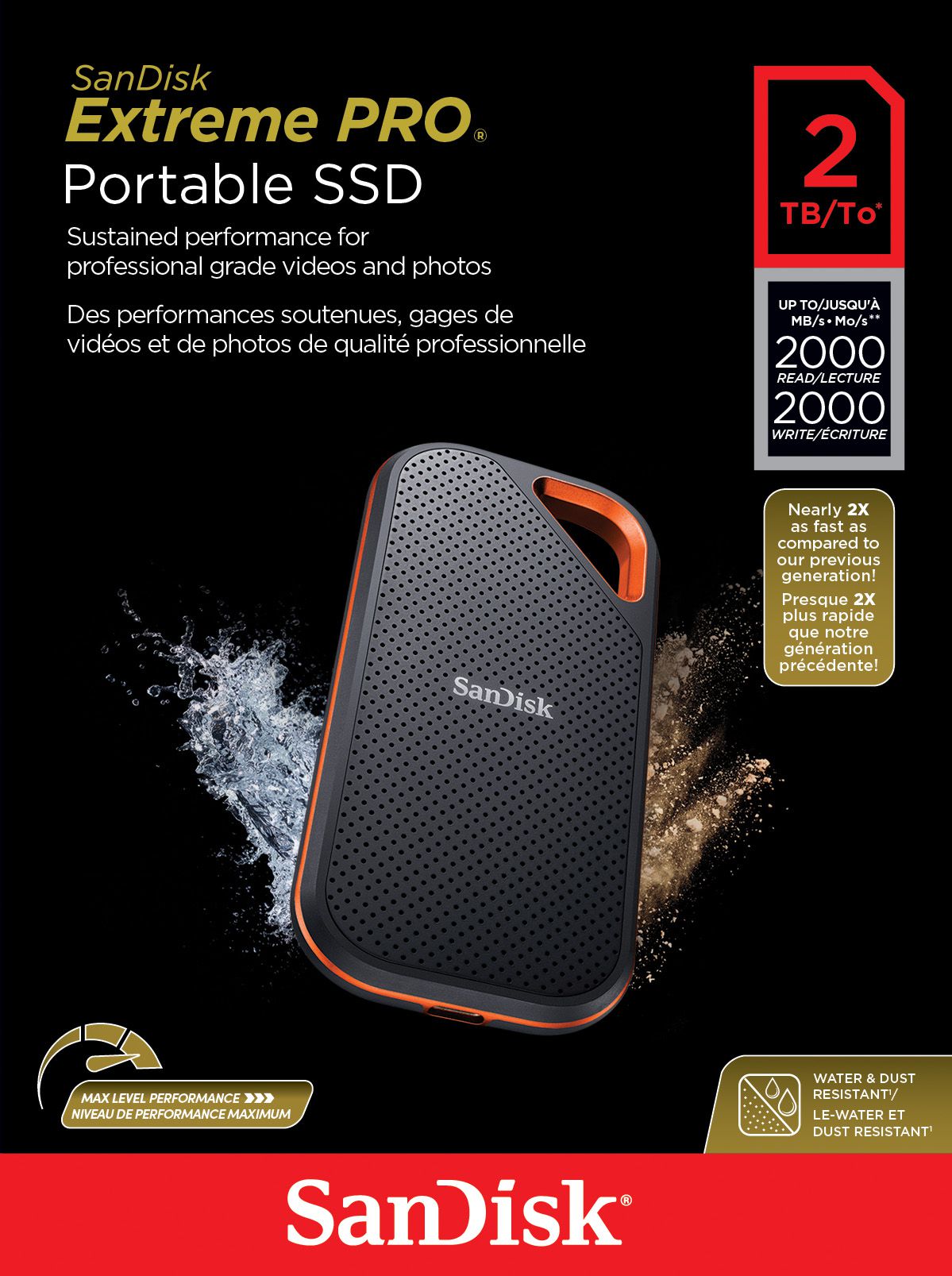 SanDisk Extreme Pro Portable SSD 2TB