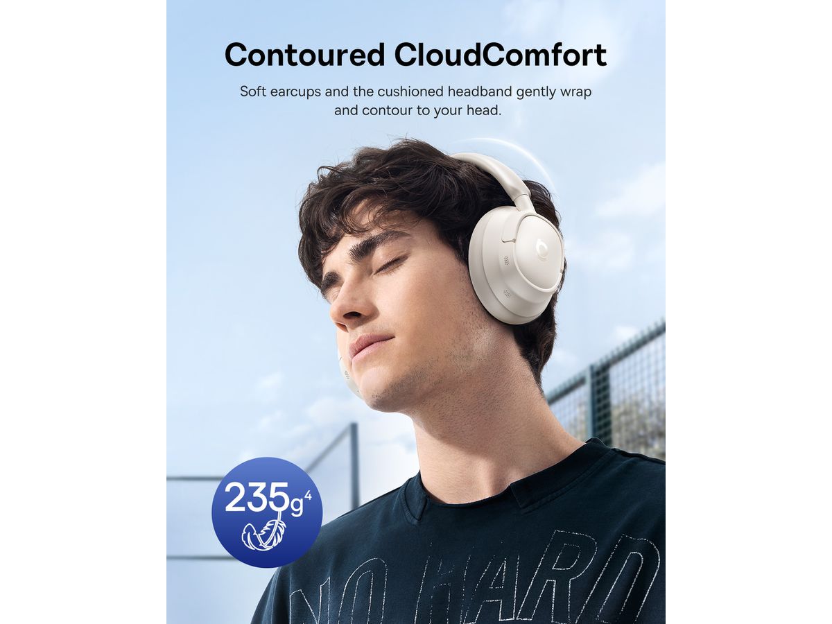 Baseus Bass BH1 NC Wirel ANC Headph Wh