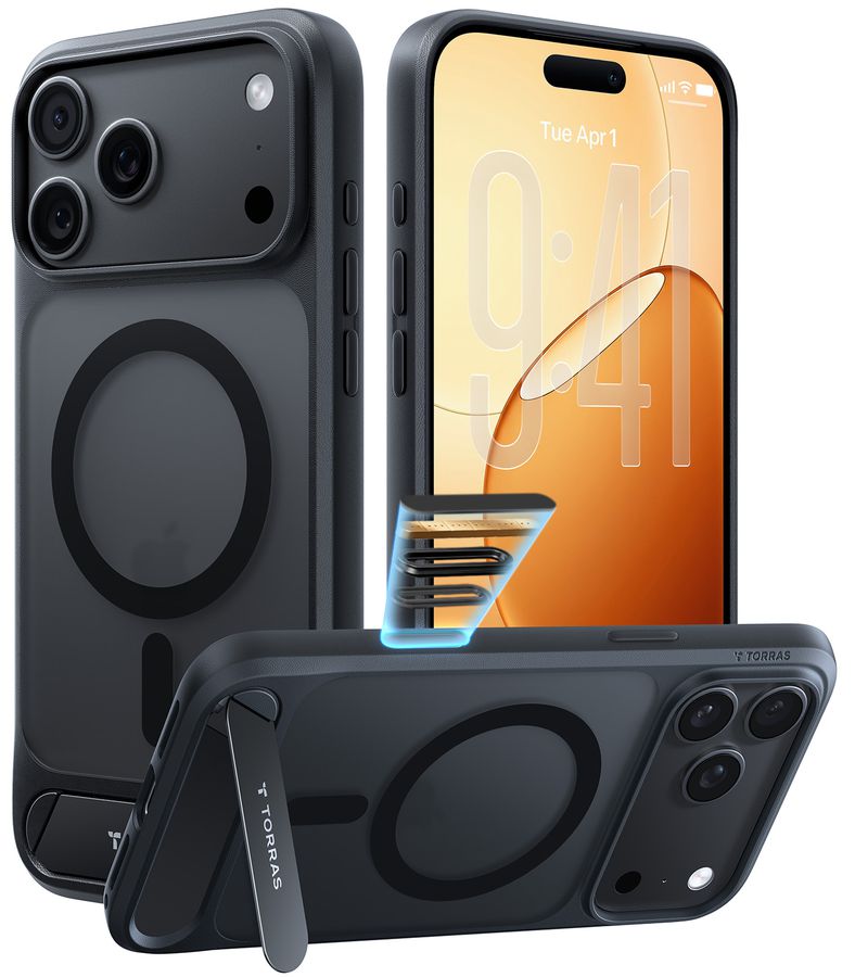Torras Ostand iPhone 18 Pro Black