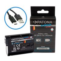 Patona Platinum Akku Nikon ENEL15C USB-C