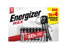 Energizer Max AAA Promo 12+4