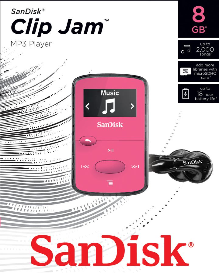 SanDisk Clip Jam 8GB Pink