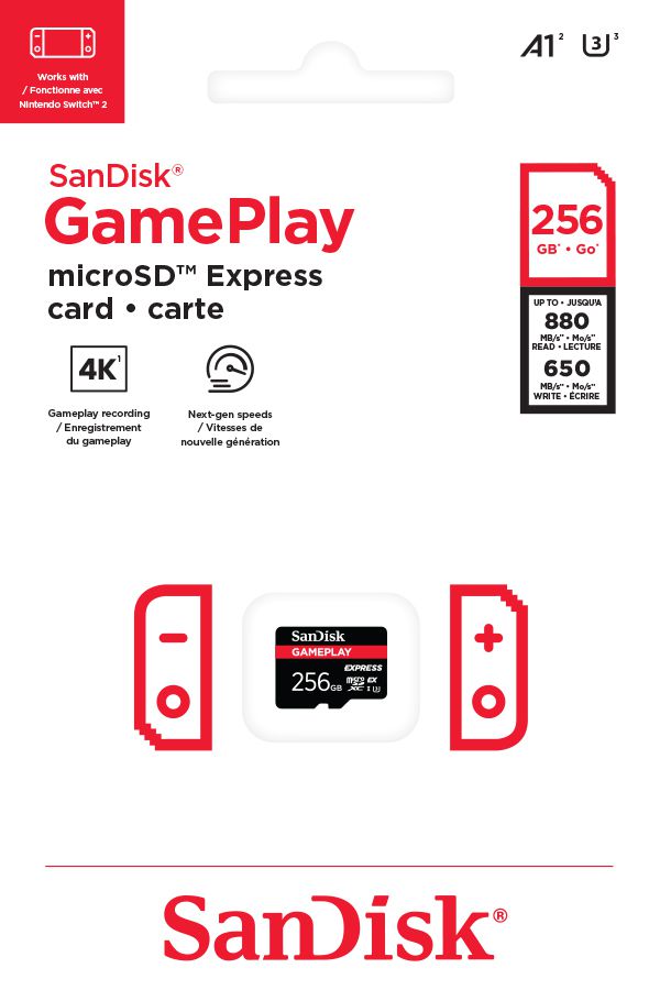 SanDisk Express GamePlay microSDXC 256GB