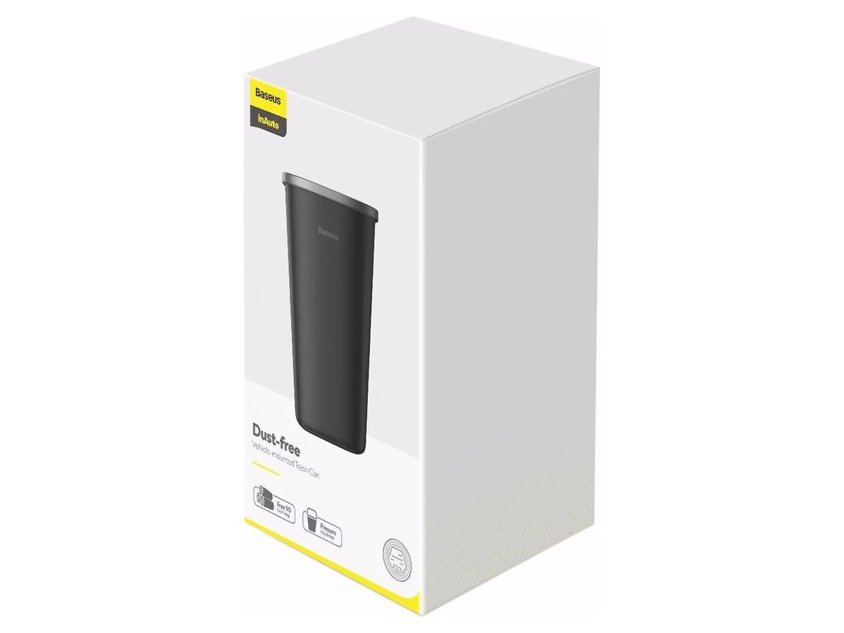 Baseus Car Trash Can Black