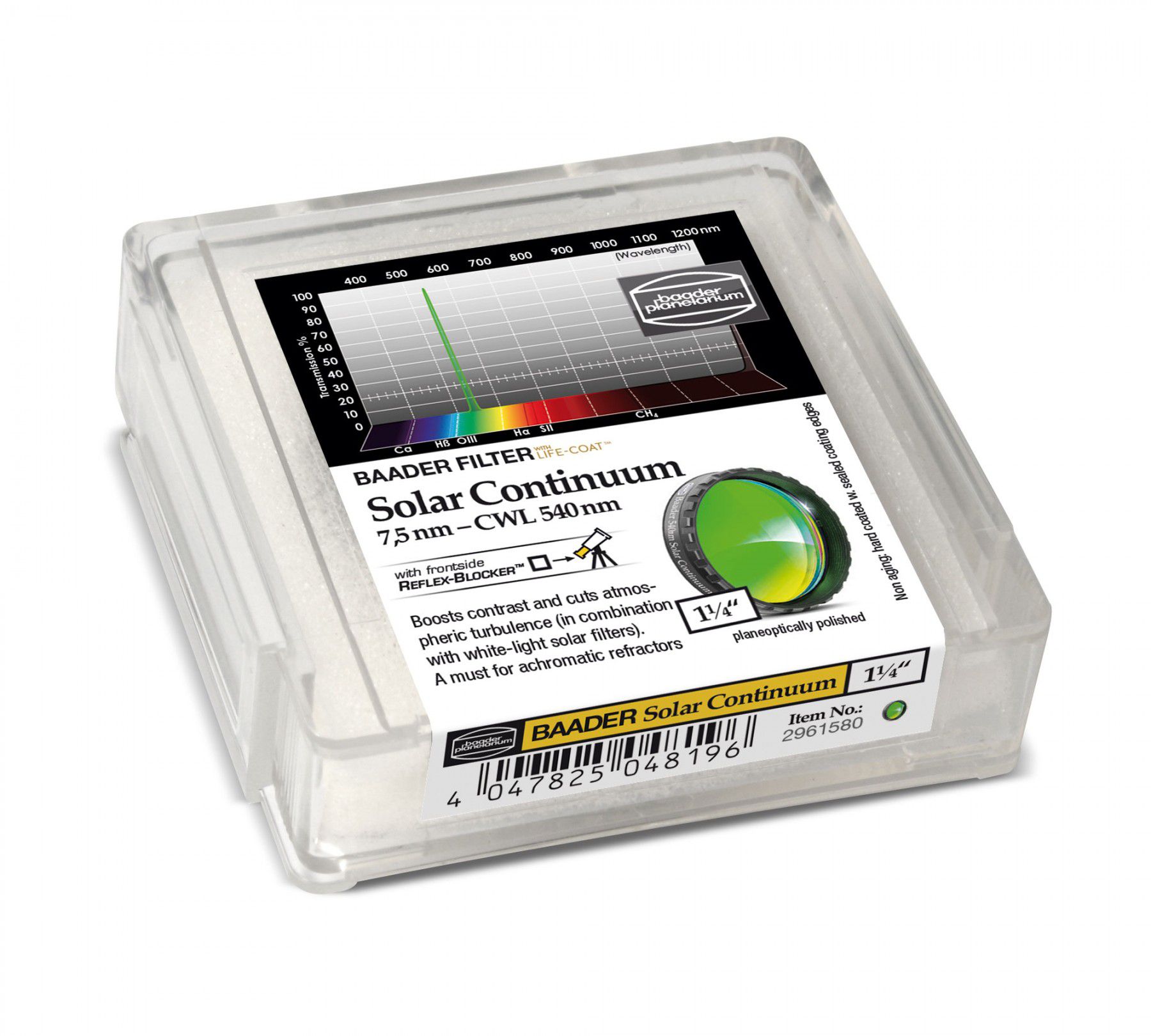 Baader 7,5nm SC 1¼" Filter (540nm)