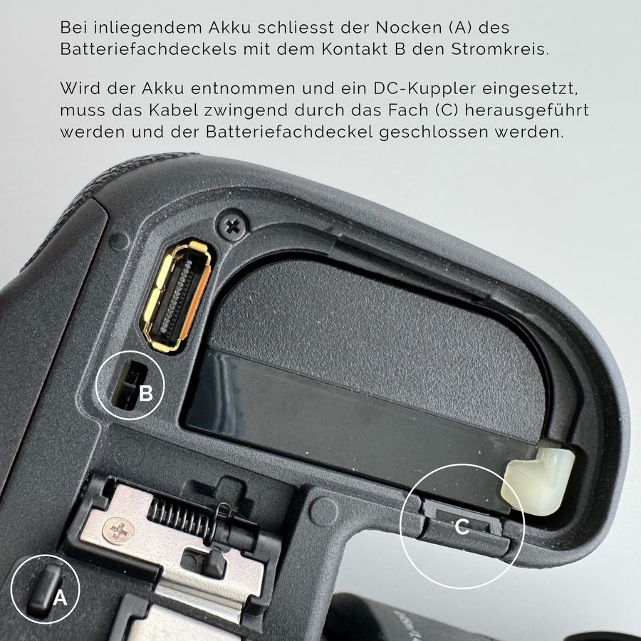 Patona USB-C Input Akku-Adapter LP-E6NH