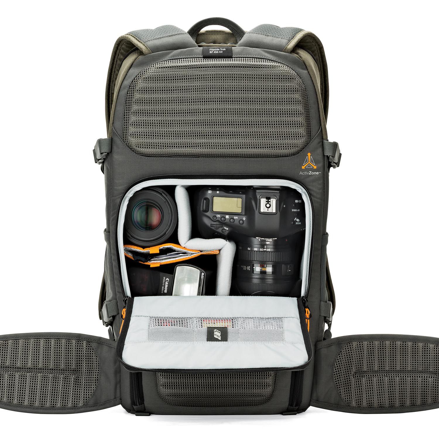 Lowepro Flipside Trek BP 450AW gris/vert
