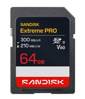 SANDISK Extreme PRO 300MB/s SDXC 64GB
