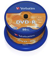 Verbatim DVD-R Spindle 4.7GB 16x 50 Pack