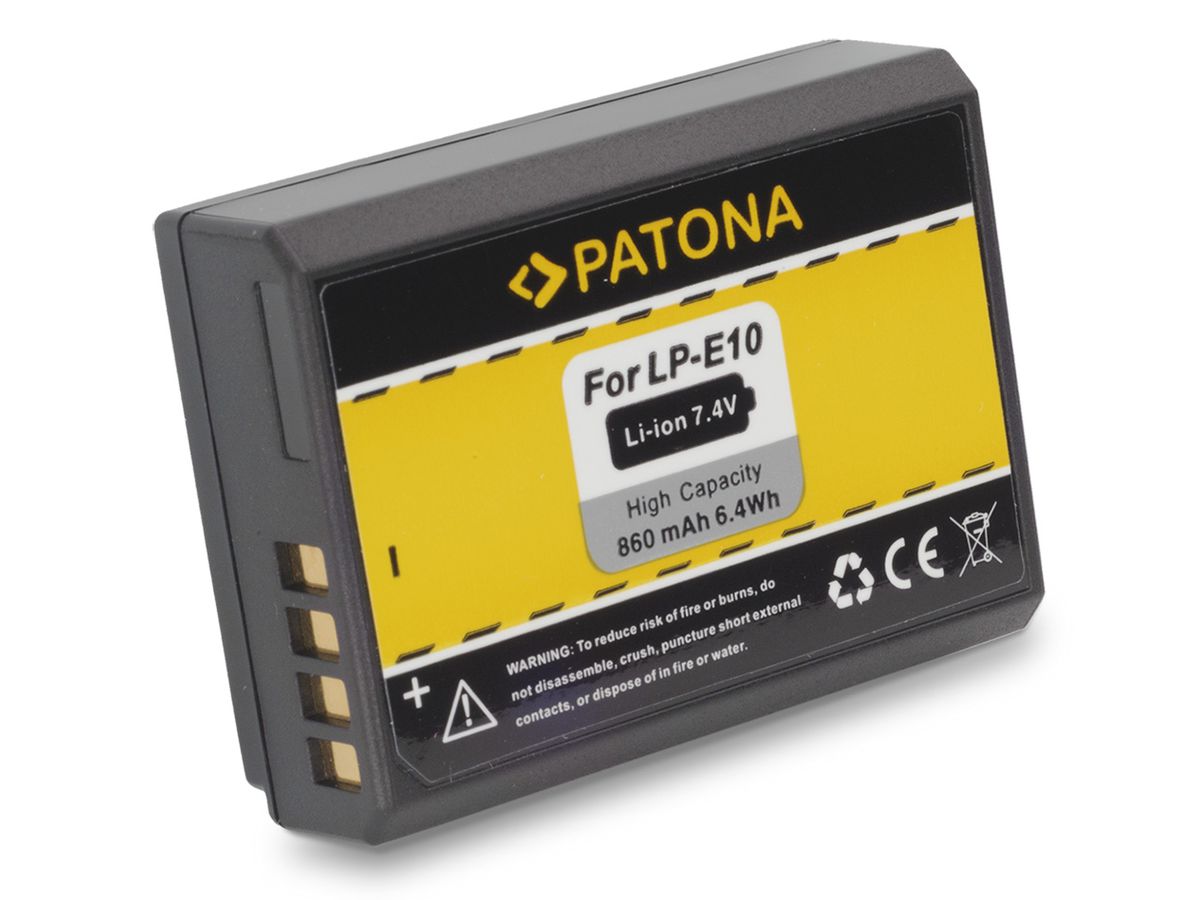Patona Batterie Canon LP-E10